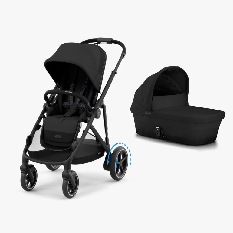 e-Gazelle S Gold Line barnevogn – elektrisk null - undefined - 1