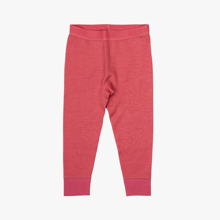 Snøfall ull/bomull babylongs solid Rød - 11040389-raspberry-56 cm - 1