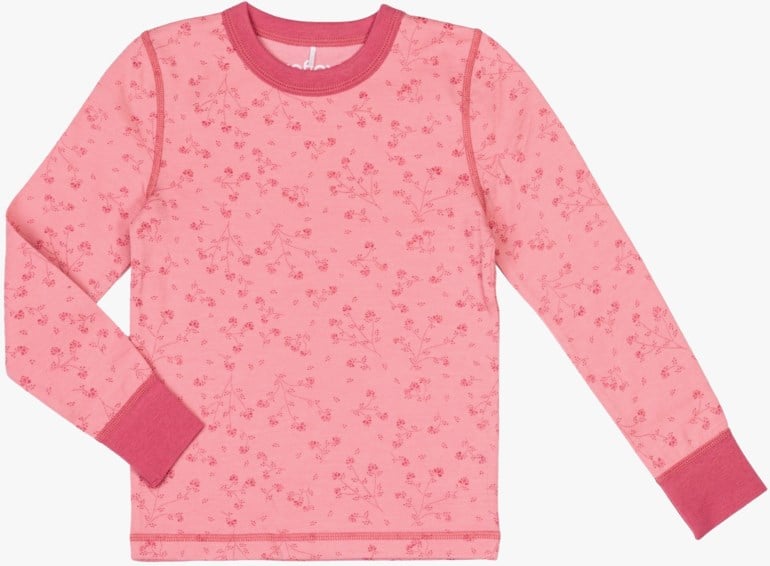 Snøfall ull/bomull trøye Rosa - 11040393-Dusty rose-86-92 cm - 1