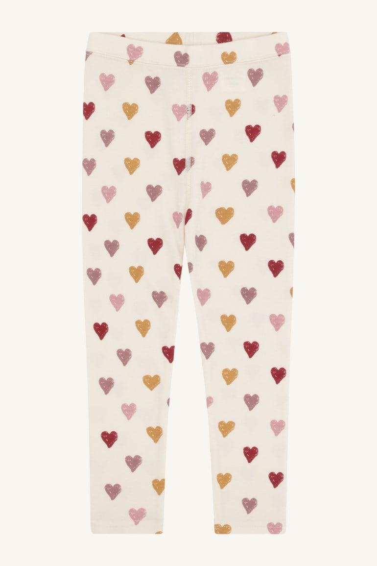 Hust & Claire Laki leggings i ull/bambus Hvit - 11045132-Offwhite-128 cm - 1