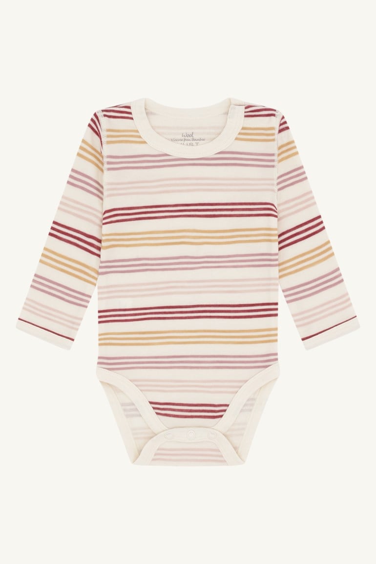 Hust & Claire Baloo body i ull og bambus Hvit - 11045140-Offwhite-56 cm - 1