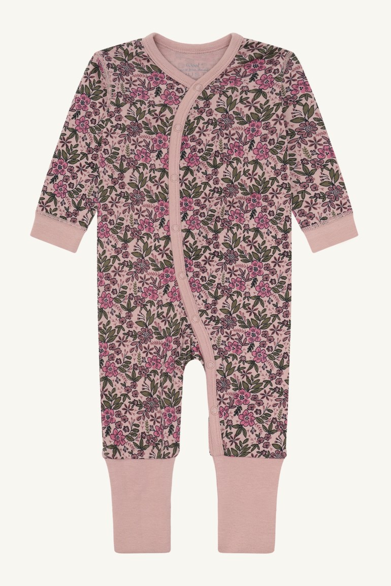 Hust & Claire Manu heldress i ull/bambus Rosa - 11045153-adoberose-74 cm - 1