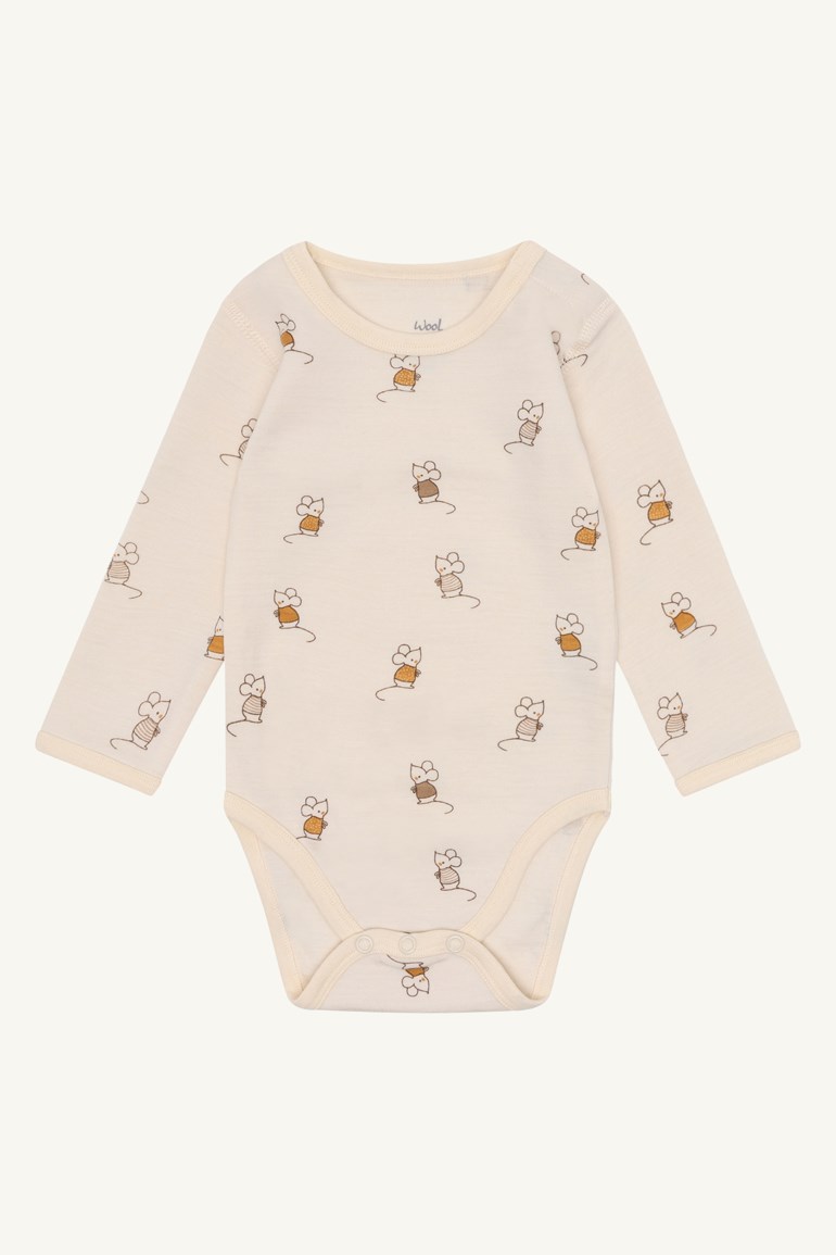 Bo body - mouse Hvit - 11045159-Offwhite-68 cm - 1