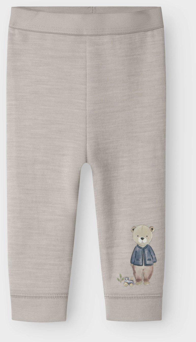 Wup ull/bomull legging Grå - 11046847-NacreousCl-50 cm - 1