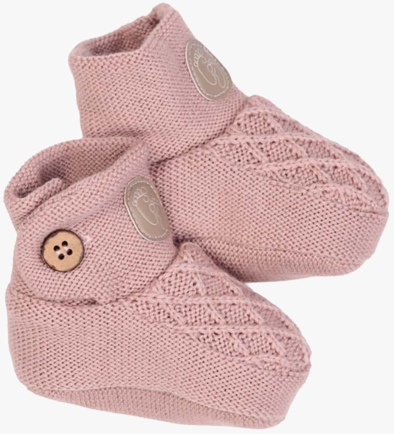 Tøfler ull Rosa - 11041021-lyng-0-1 år - 1